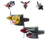 P-40 Fighter Plane Air Vent Decoration, Fighter Car Air Freshener Vent Clip, Mini P-40 Jet Dashboard Decor, Unique Gift for Pilots & Aviation Lovers, Long Lasting Odor Eliminator (Mix)