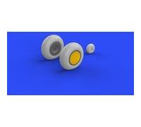 P-40 Wheels W/pattern For Hasegawa - 1:32e - Accessories