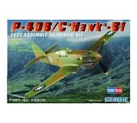 Hobbyboss - P-40B/C 40C 40 B Hawk-81 Chine Raf 1:72 Modèle-kit Neuf Ovp Kit