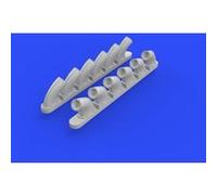 P-40b Exhaust Stacks For Airfix - 1:48e - Accessories