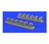 P-40e Exhaust Stacks For Hasegawa - 1:32e - Accessories
