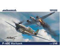 Eduard Plastic Kits Maquette plastique P-40E Warhawk 1/48 Weekend Edition EDU84207