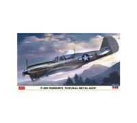 P-40N Warhawk Métal Naturel Aces 1:48 Kit De Modèle En Plastique HASEGAWA