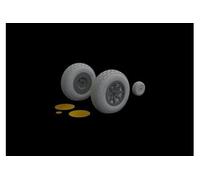 Maquette Eduard P-40n Wheels For Trumpeter - 1:32e - Accessories