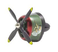 P-47 Thunder Désodorisant, son sans interférence, 5,6 x 5,2 cm, aromathérapie de voiture, désodorisant à clip pour grille d'aération, réutilisable et polyvalent, pour une diffusion constante du parfum