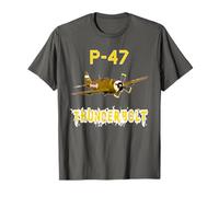 P-47 Thunderbolt The Jug T-shirt History de l'avion de la Seconde Guerre mondiale T-Shirt