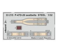 P-47d-20 Seatbelts Steel For Trumpeter - 1:32e - Eduard Accessories