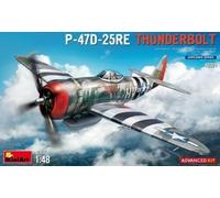 P-47d-25re Thunderbolt. Advanced Kit 1:48 Plastique Model Kit Miniart