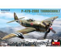 P-47d-28re Thunderbolt. Free Air Français Force. Basic Kit 1:48 Plastique Model