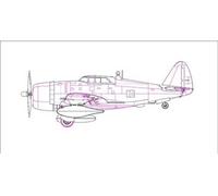 HobbyBoss Kit de construction d'avion P-47D Thunderbolt Razorback – Facile à assembler