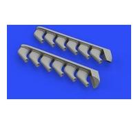 P-51d Exhaust Stacks For - 1:48e - Eduard Accessories