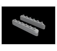 P-51d Exhaust Stacks W/ Fairing For - 1:48e - Eduard Accessories