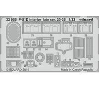 Maquette Eduard P-51d Interior Late Ser. 20-35 F. Tamiya - 1:32e - Accessories