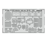 Maquette Eduard P-51d Interior Late Ser. 20-35 F. Tamiya - 1:32e - Accessories