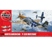 North American P51-D Mustang (Queues sans filets)