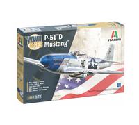 P-51D Mustang WWII As 1:72 Kit De Modèle En Plastique ITALERI