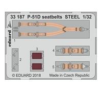 Maquette Eduard P-51d Seatbelts Steel For Revell - 1:32e - Accessories