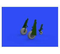 P-51d Wheels Cross Tread For Eduard - 1:48e - Eduard Accessories G