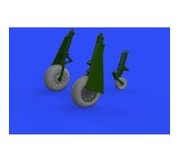 P-51d Wheels Cross Tread For Eduard - 1:48e - Eduard Accessories G