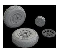 P-51d Wheels Diamond Tread For Eduard - 1:48e - Eduard Accessories G