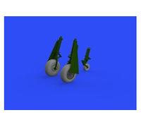 P-51d Wheels Oval Tread For - 1:48e - Eduard Accessories