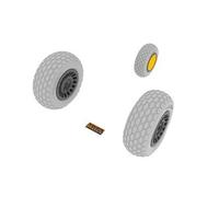 P-61 Wheels For Great Wall Hobby - 1:48e - Accessories