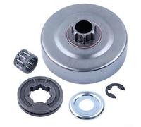 P-7 Tambour d'embrayage sur jante 325 dents pour tronçonneuses MS170 MS180 MS190 MS210 017 018 021 023 025 M10 M30 M50 avec clip de rondelle de roulement