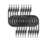 P 7049 NOIR Câble de mesure 50VAC,120VDC 10A fiche banane 4mm,des deux côtés ...