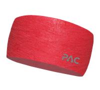 P.A.C Bandeau Total Black Merino rouge