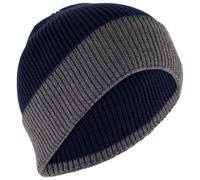 P.A.C. - Blocwul Beanie - Bonnet - One Size - navy melange