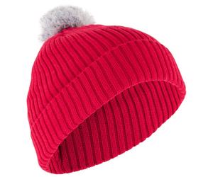 P.A.C. - Kid's Oloma Reflective Pom Beanie - Bonnet - One Size - pink