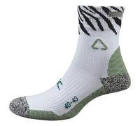 P.A.C. - Women's 6.2 Running Reflective Pro Mid Compression - Chaussettes de running - EU 38-41 - white / zebra