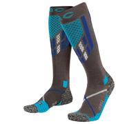 P.A.C. - Women's SK 6.2 Merino Technical Pro - Chaussettes de ski - EU 35-37 - grey / blue