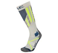 P.A.C. - Women's SK 6.2 Merino Technical Pro - Chaussettes de ski - EU 38-41 - neon yellow / navy / pow