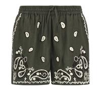 P.a.r.o.s.h. - Beach26 Linen Shorts - Femme - Shorts - Vert - Taille: 36 FR