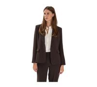 P.a.r.o.s.h. - Blazer monopetto in cady - Femme - Vestes - Brun - Taille: 42 FR