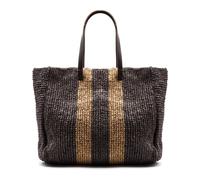 P.a.r.o.s.h. - Borsa Raffia C/Manici Pelle - Femme - Sacs - Multicolore - Taille: ONE Size