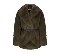 P.a.r.o.s.h., Femme, Vestes, Vert, Taille: 42 FR Manteau Vert en Polyester pour Femmes
