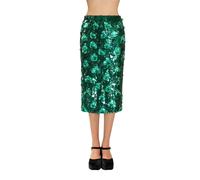 P.a.r.o.s.h. - Guilty Midi Skirt - Femme - Jupes - Vert - Taille: 40 FR