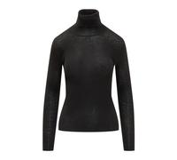 P.a.r.o.s.h. - Leila Ribbed Knit Jumper - Femme - Pulls - Noir - Taille: 42 FR