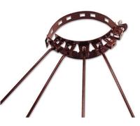 P & B Corde à linge pour les tuyaux de poêle Ø 8-12 cm Brown