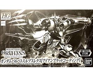 P-BANDAI Gundam Base Limited Barbatos Iron-Blooded Coating Ver. HG 1/144 Model Kit