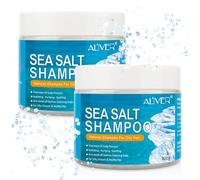 P-Beauty 2x Shampooing au Sel Marin - pour la Pousse des Cheveux, Volume et Antipelliculaire - Shampooing Nettoyant en Profondeur pour des Cheveux Forts, Hydratation et Soin du Cuir Chevelu