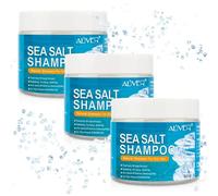 P-Beauty 3x Shampooing au Sel Marin - pour la Pousse des Cheveux, Volume et Antipelliculaire - Shampooing Nettoyant en Profondeur pour des Cheveux Forts, Hydratation et Soin du Cuir Chevelu
