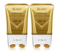 P-Beauty AH-8 Crème raffermissante pour le cou avec rouleau de massage - Rouleau de crème anti-âge avec hexapeptide-8 - Massage visage, hydratant et nourrissant pour le cou et le décolleté (2 x 120 g)