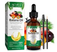 P-Beauty Batana Huile capillaire végétalienne au romarin 60 ml - Huile pour la croissance des cheveux, anti-chute des cheveux, soin du cuir chevelu, hydrate et régénère les cheveux abîmés, répare les