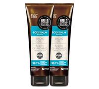 P-Beauty Baume corporel cosmétique naturel à l'huile d'argan et à l'huile de macadamia, bio, végétalien, lotion pour le corps pour une hydratation intense pour peaux sèches, sans silicone ni parabène