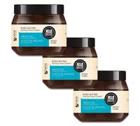 P-Beauty Beurre corporel cosmétique naturel à l'huile d'argan bio - Beurre corporel pour peaux très sèches avec beurre de karité, huile de macadamia et huile de coco - Crème de soin végétalienne sans