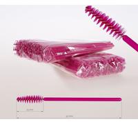 P-Beauty Brosses à cils 3 couleurs Set de 50 pièces , Couleur:Rose, Quantité:500