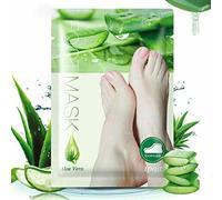 P-Beauty Cosmetic Accessoires | Masque pour les pieds à l'aloe vera | Exfoliant pour les pieds pour éviter les peaux sèches et craquelées | Exfoliation des pieds pour une peau pure (1 paire)